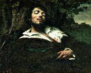 Gustave Courbet Wounded Man Germany oil painting artist